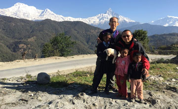 Annapurna base camp trekking with kids 