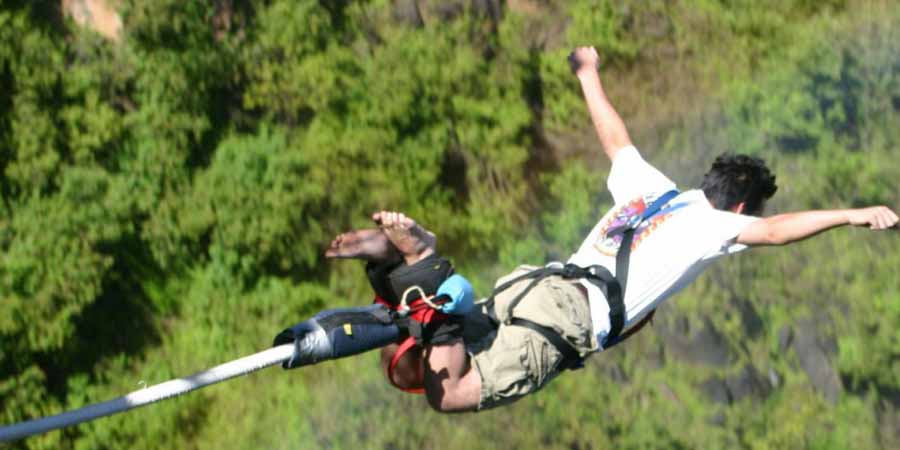 Bungee jumping in Nepal