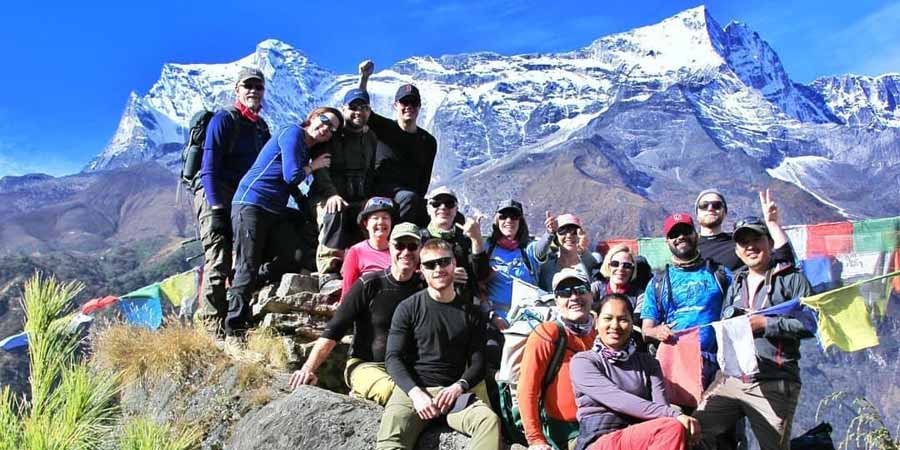 Female trekking guide in Nepal