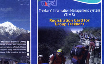 Nepal TIMS permit 