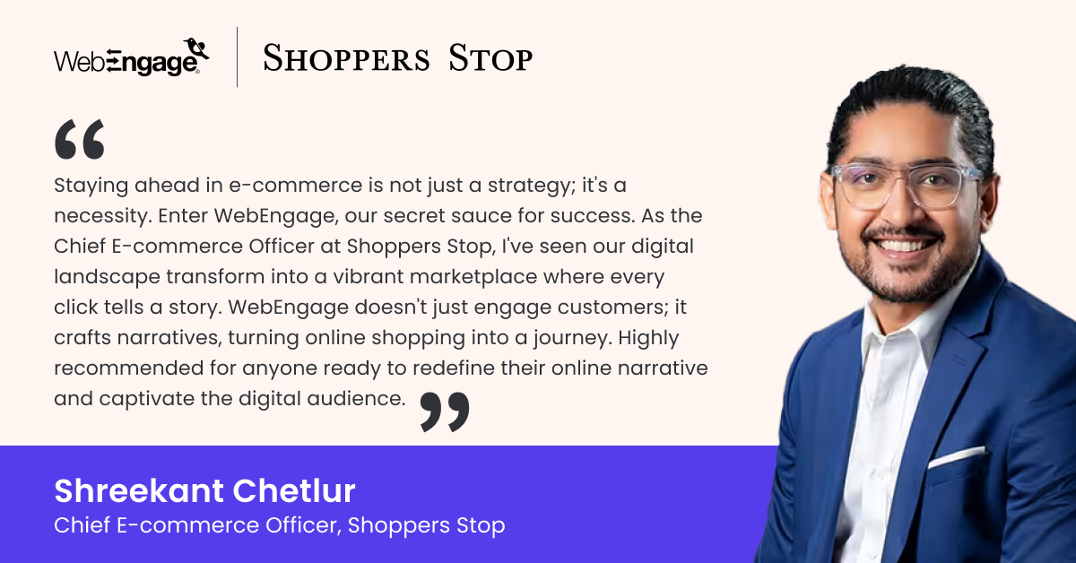 Testimonial_with logo - shoppers stop