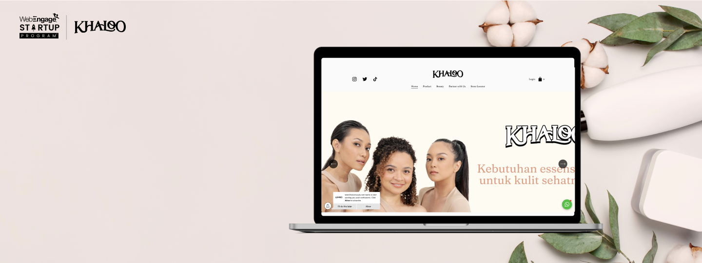 Khaloo beauty hero image